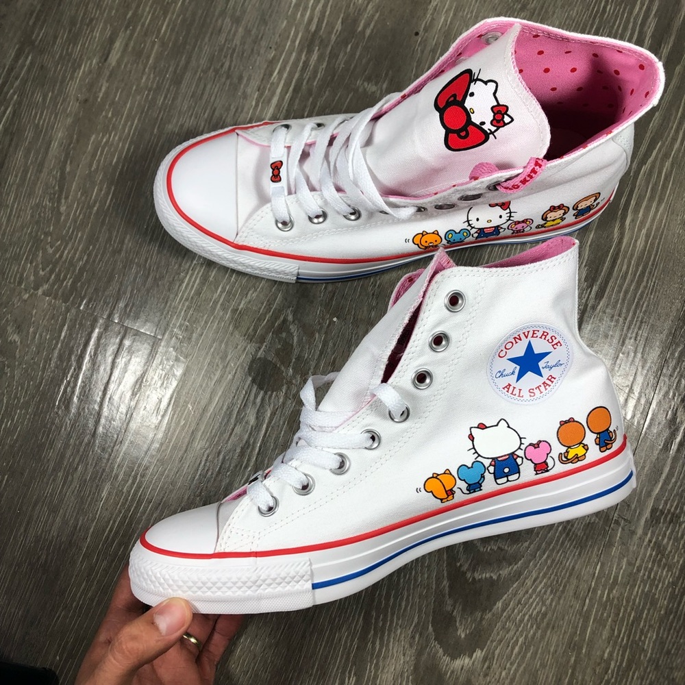 Converse Chuck Taylor Hi Hello Kitty NWT - Picture 4 of 8